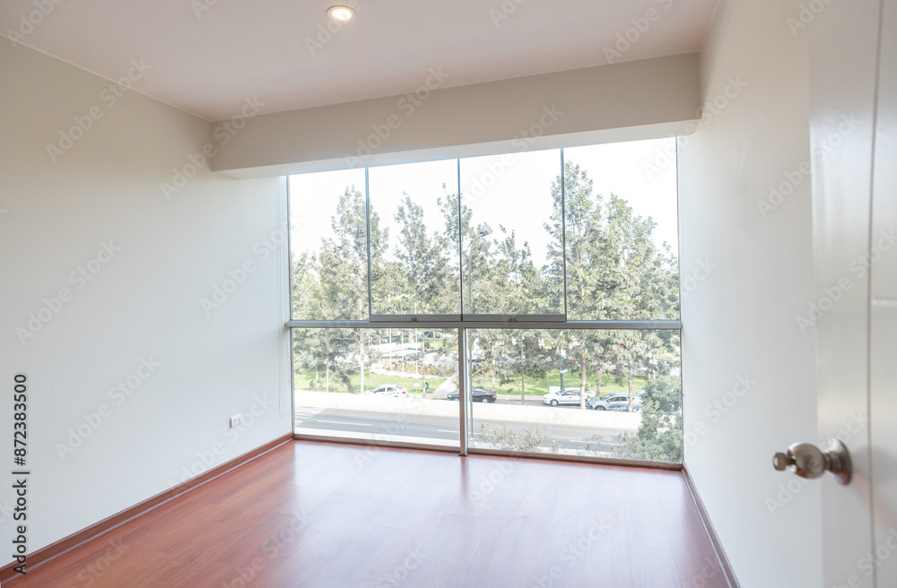 Fototapeta premium room with large window
