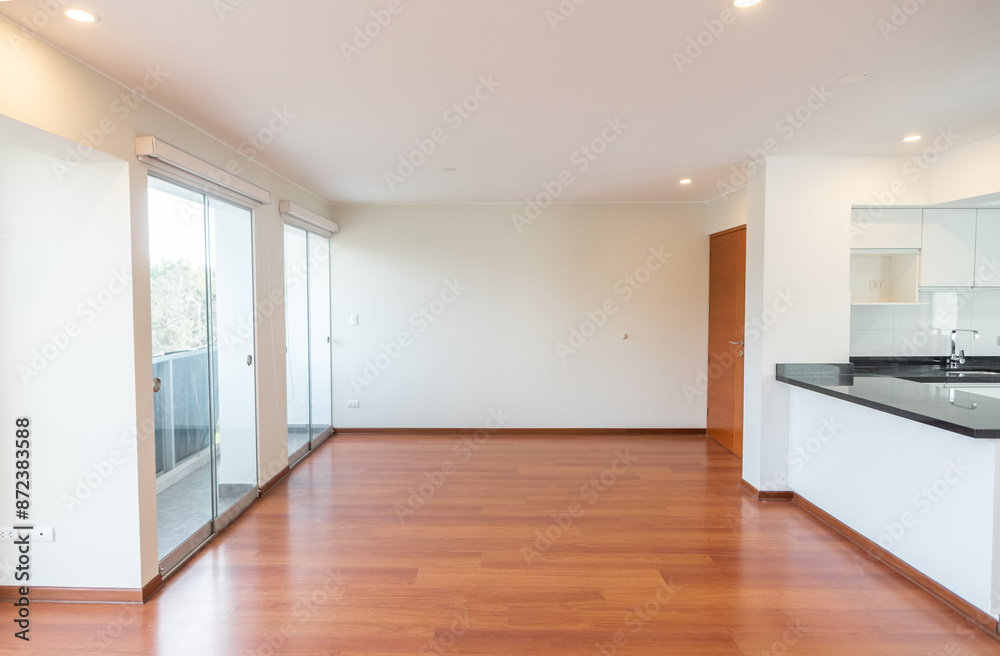 apartment living room with bay window and hardwood floor apartment living room with bay window and hardwood floor