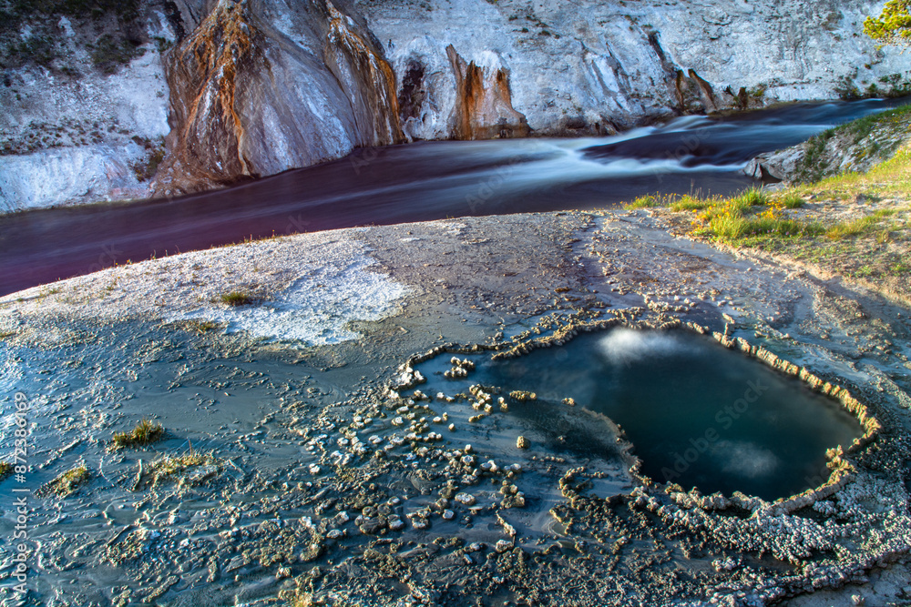 Fototapeta premium ice on the river
