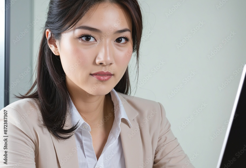 Asian woman in her 30s seeking clinical reassessment and counseling for lifestyle challenges and communication difficulties Asian woman in her 30s seeking clinical reassessment and counseling for lifestyle challenges and communication difficulties