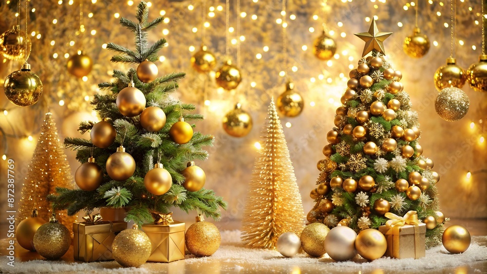 x-mas, xmas, Frohe Weihnachten, goldener Tannenbaum, x mas, xmas, x-mas, Dekoration und Schmuck zum Fest x-mas, xmas, Frohe Weihnachten, goldener Tannenbaum, x mas, xmas, x-mas, Dekoration und Schmuck zum Fest