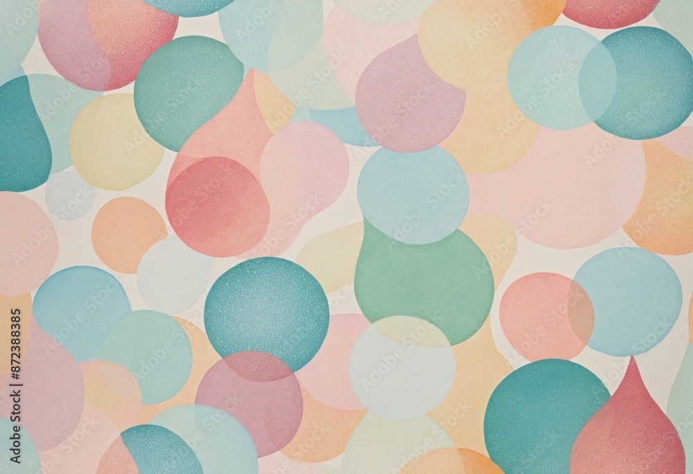 Soft and Tranquil Seamless Pastel Drop Pattern Background Soft and Tranquil Seamless Pastel Drop Pattern Background