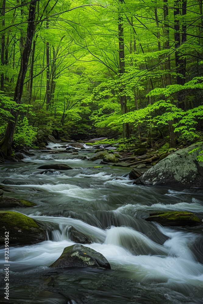 Beautiful Blue Ridge Mountains in North Carolina, home to the West Fork River. Beautiful Blue Ridge Mountains in North Carolina, home to the West Fork River.