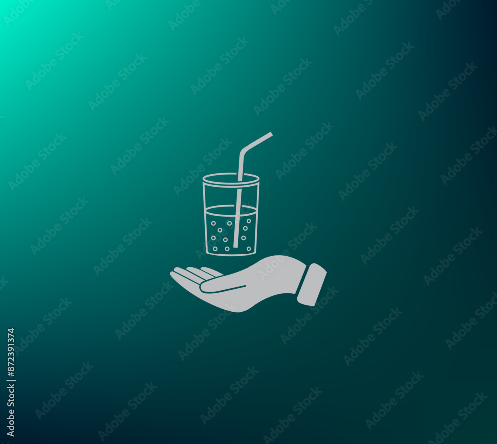 Obraz premium Vector illustration blue background