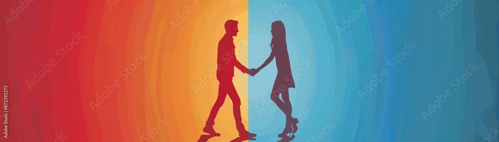 Ending abuse flat design front view theme action animation Splitcomplementary color scheme Ending abuse flat design front view theme action animation Splitcomplementary color scheme