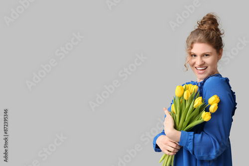 Beautiful young happy woman...