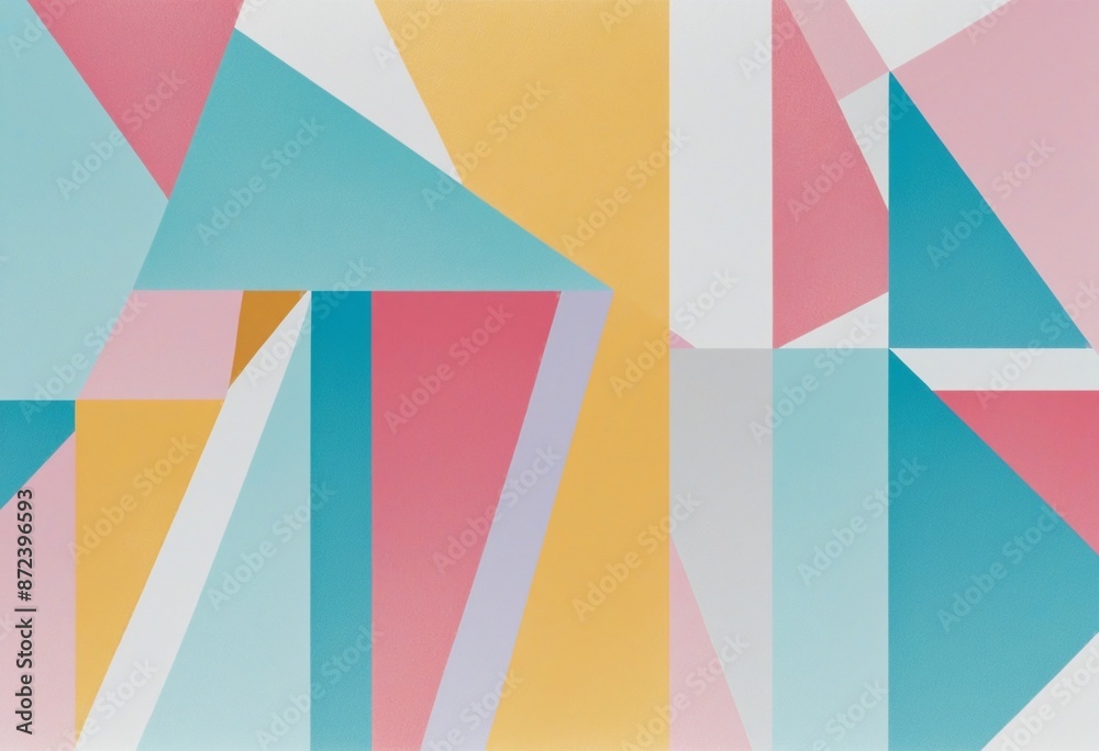 Geometric colorful composition, wall paper Geometric colorful composition, wall paper