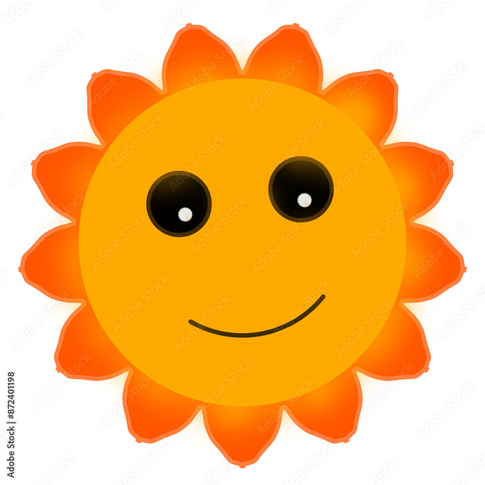 sun cartoon character