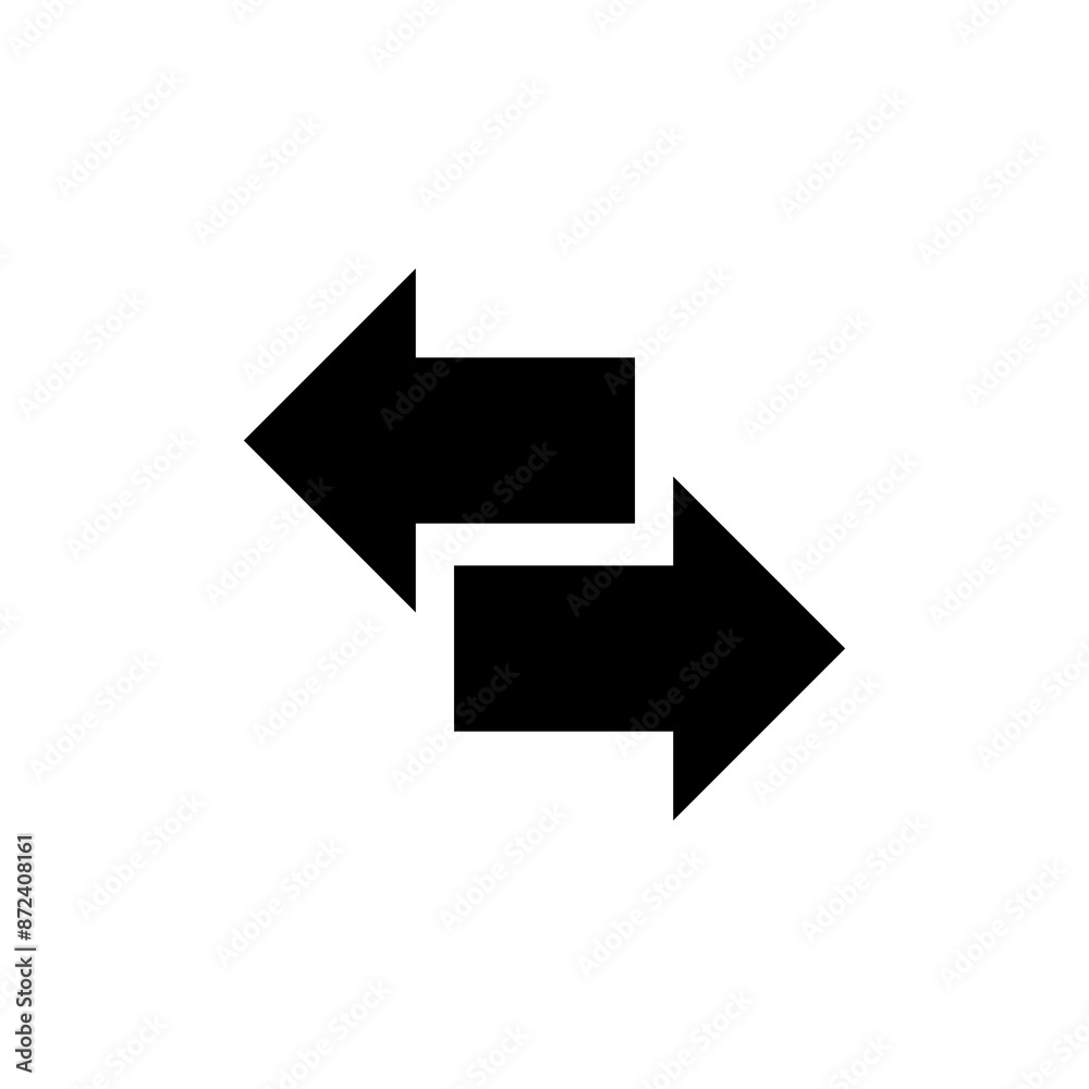 Transfer arrow icon with simple and modern design Transfer arrow icon with simple and modern design