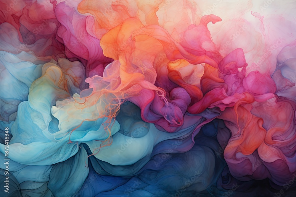 Ethereal Cloudscapes: Intense Close-Ups in Vibrant Color Ethereal Cloudscapes: Intense Close-Ups in Vibrant Color