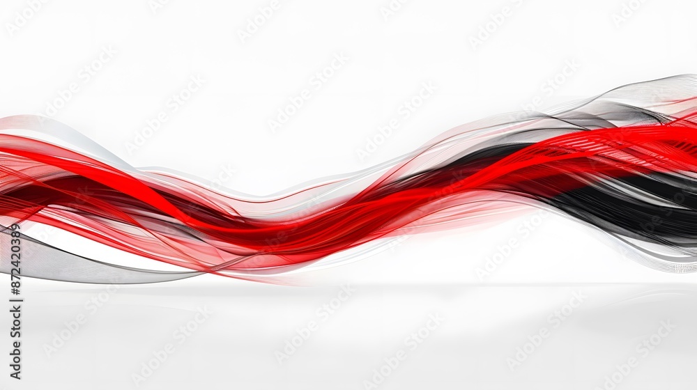 red and black wave background