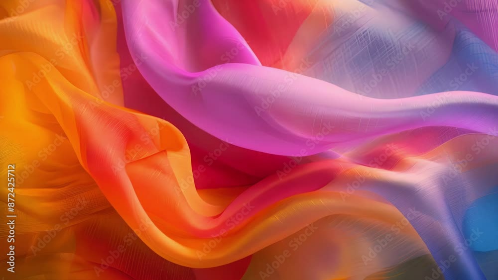 The supple fabric of a silk scarf flutters like delicate wings catching the eye with its vibrant colors. The supple fabric of a silk scarf flutters like delicate wings catching the eye with its vibrant colors.