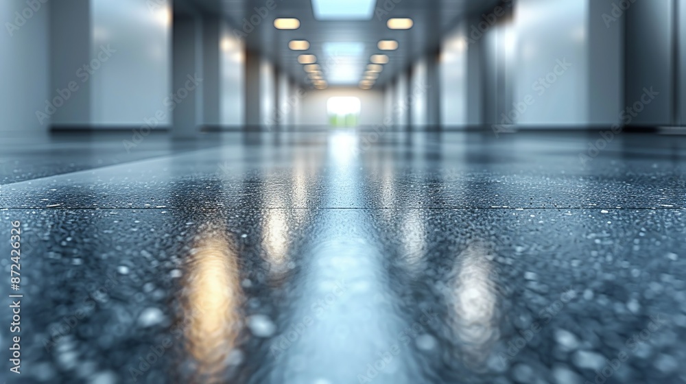Smooth concrete pavement texture with light reflections, ideal for modern urban or industrial-themed illustrations needing a sleek and realistic background. , Minimalism, Smooth concrete pavement texture with light reflections, ideal for modern urban or industrial-themed illustrations needing a sleek and realistic background. , Minimalism,