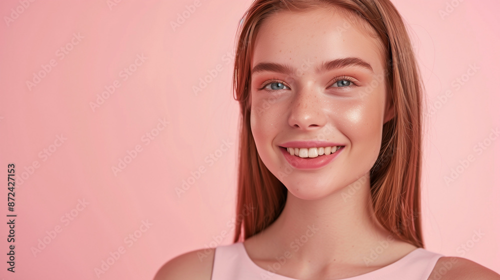 Smiling Woman with Sparkling Eyes Smiling Woman with Sparkling Eyes