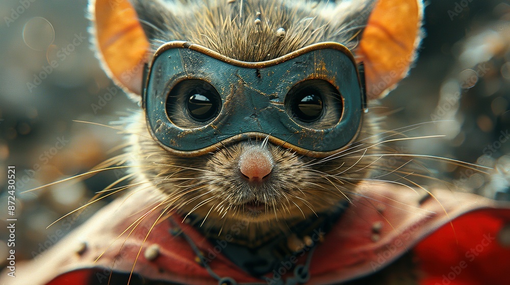 Tiny Superhero Mouse: Masked and Caped Tiny Superhero Mouse: Masked and Caped