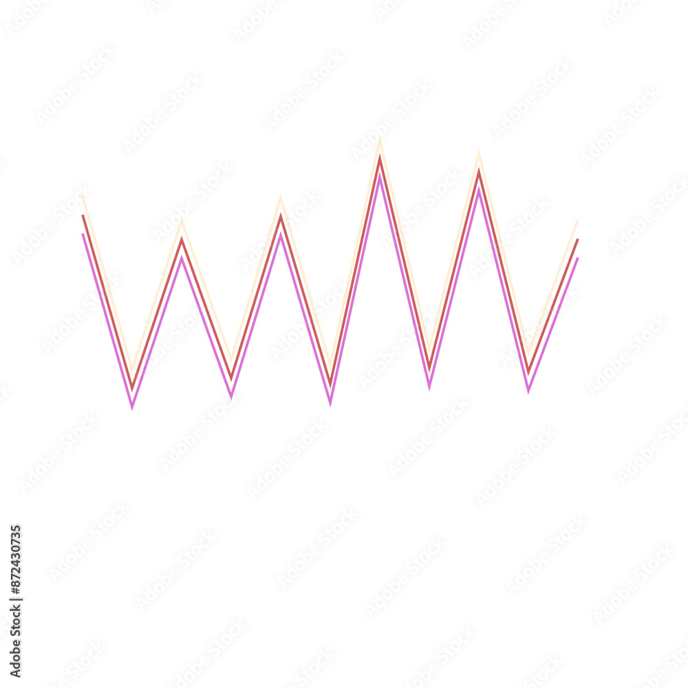 An abstract retro zig zag stripe pattern design element. An abstract retro zig zag stripe pattern design element.