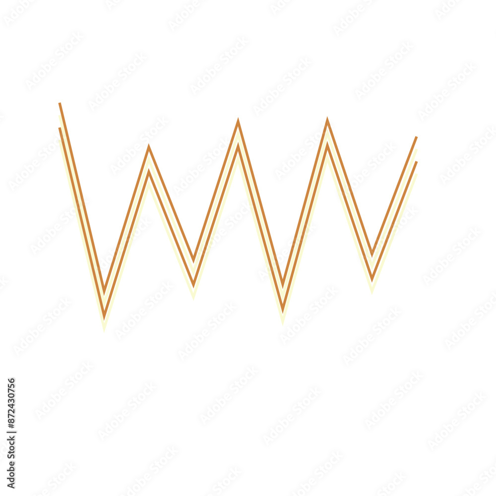 An abstract retro zig zag stripe pattern design element. An abstract retro zig zag stripe pattern design element.