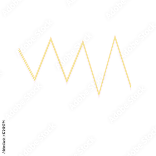 An abstract retro zig zag stripe pattern design element.