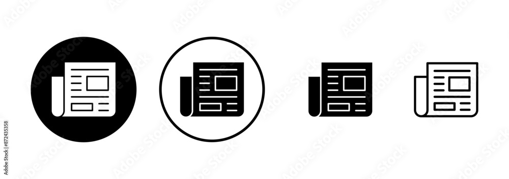Newspaper icon vector isolated on white background. news paper icon vector Newspaper icon vector isolated on white background. news paper icon vector