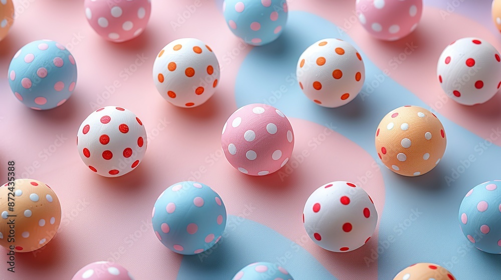 Cute and playful polka dot pattern with small, evenly spaced dots on a pastel background, perfect for children's designs, nursery decor, and whimsical illustrations. , Minimalism, Cute and playful polka dot pattern with small, evenly spaced dots on a pastel background, perfect for children's designs, nursery decor, and whimsical illustrations. , Minimalism,