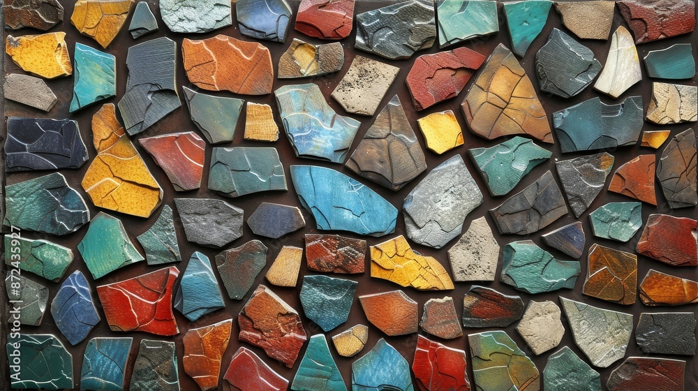 Eclectic Elegance Irregular Tiles in Mosaic Art Eclectic Elegance Irregular Tiles in Mosaic Art