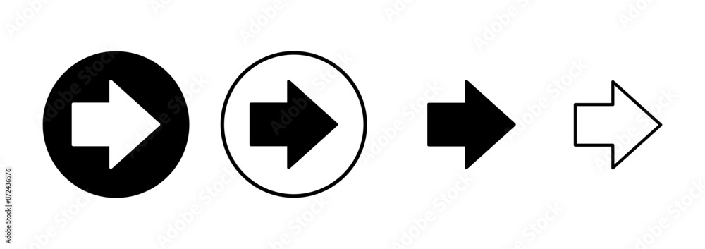 Arrow icon vector isolated on white background. Arrow symbol. Arrow vector icon Arrow icon vector isolated on white background. Arrow symbol. Arrow vector icon