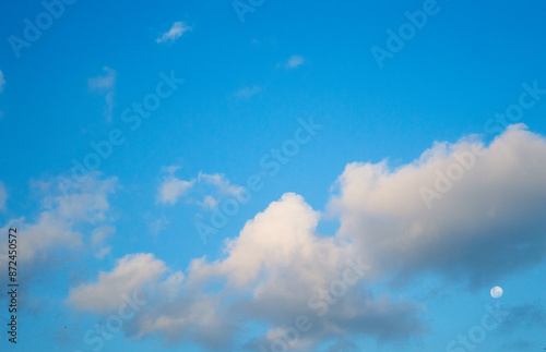 blue sky and clouds