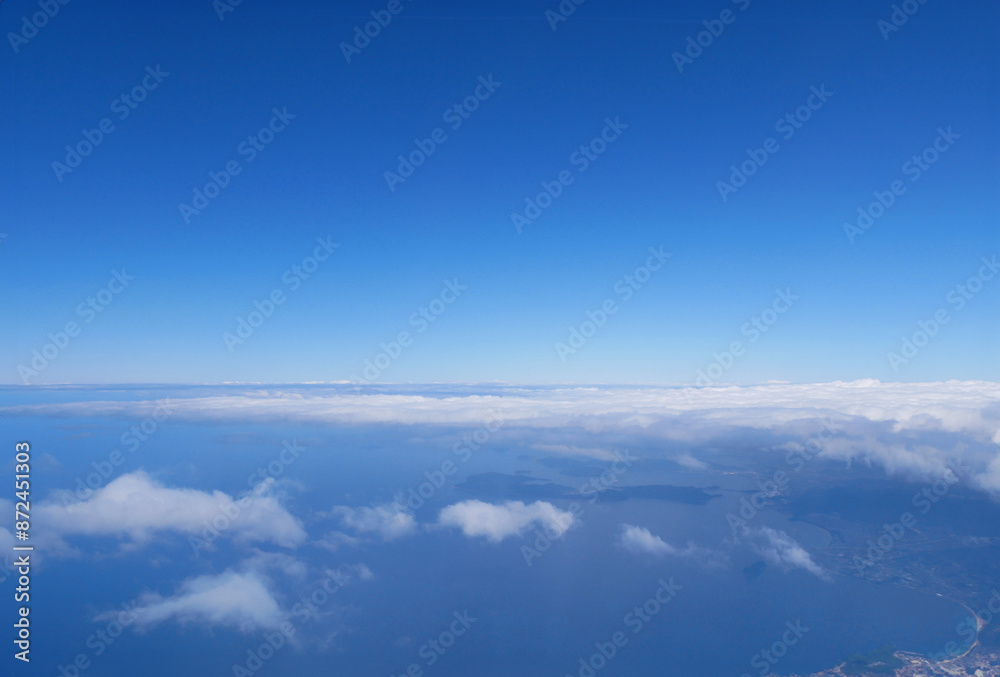 飛行機から見る空の風景 飛行機から見る空の風景