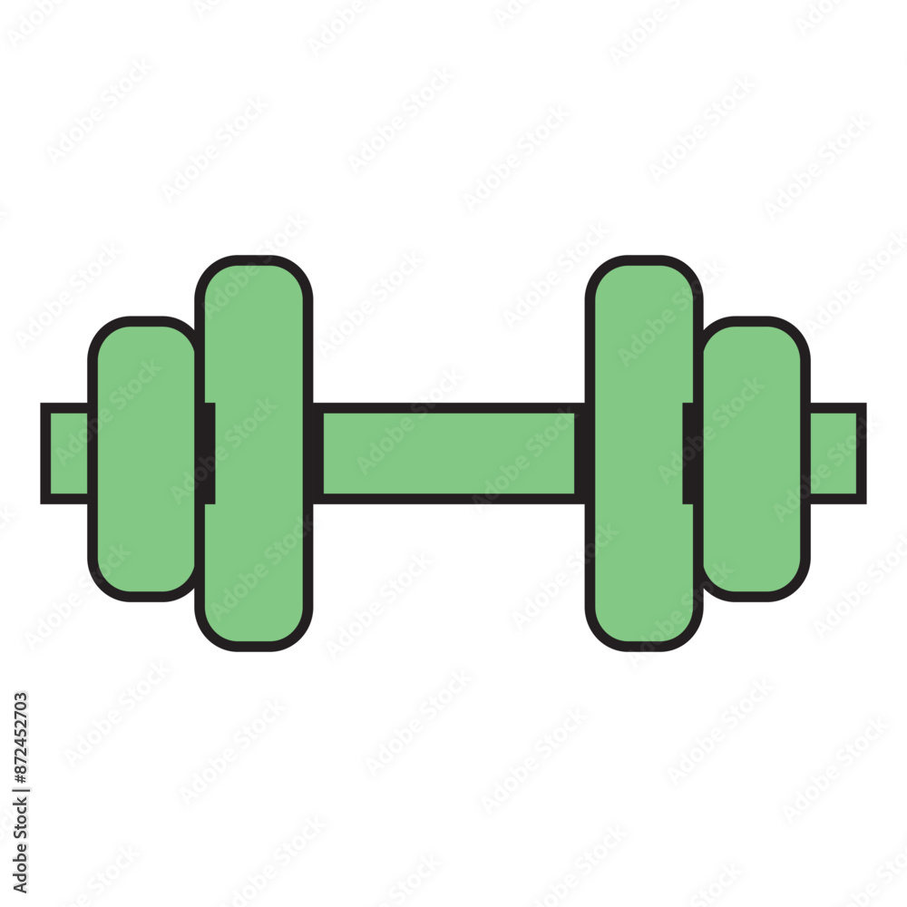 barbell icon. Weight Lifting flat icon. For the sports area or gym icon. vector eps 10. barbell icon. Weight Lifting flat icon. For the sports area or gym icon. vector eps 10.