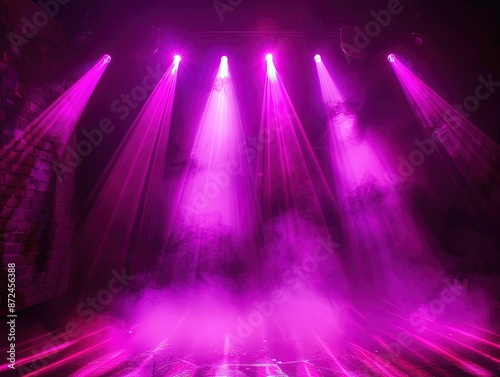 concert stage, no instruments, glitter background, metallic confetti, shades of light and gold, creative