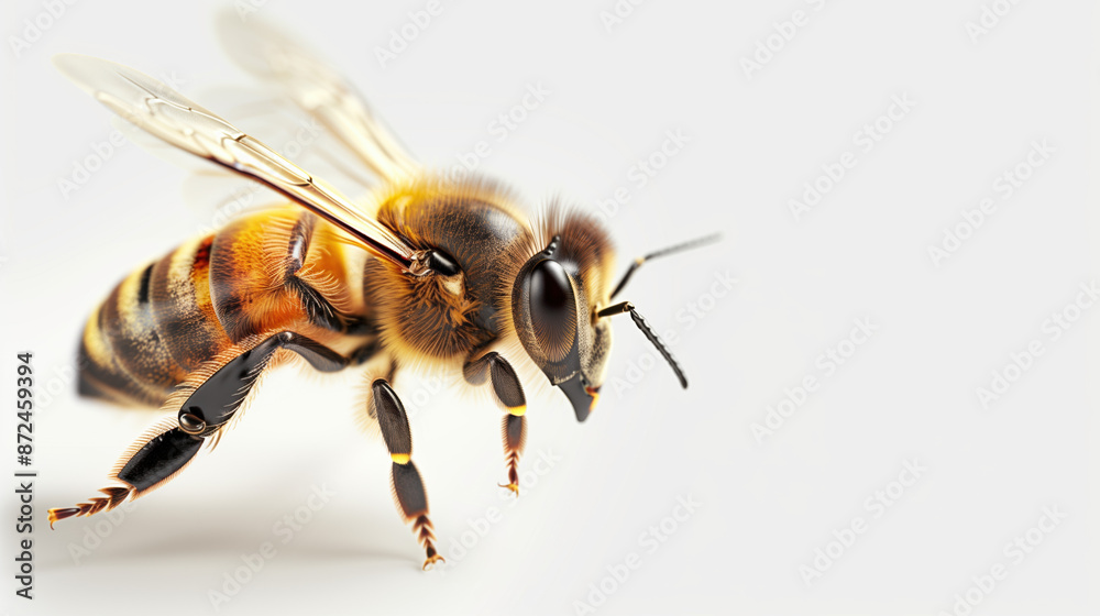 Natural Bee Venom Extract: Skin Care Elixir for Radiant Health and Beauty on White Background Natural Bee Venom Extract: Skin Care Elixir for Radiant Health and Beauty on White Background