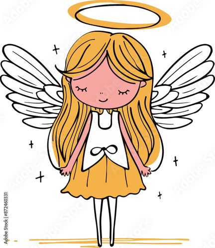 Cute Angel Illustration