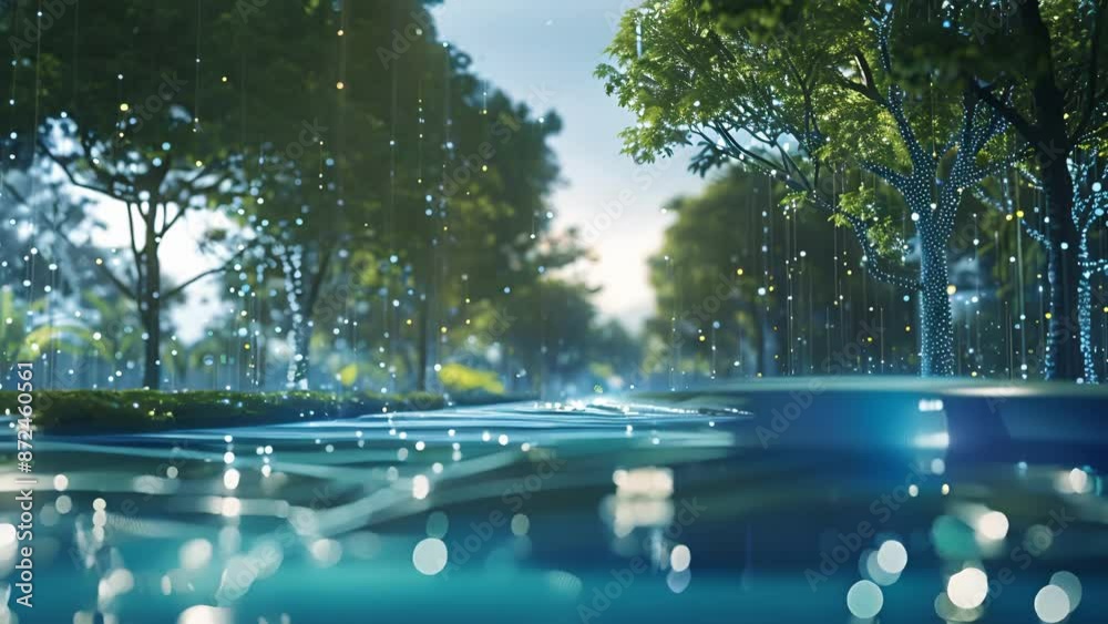 A network of sensors installed in public parks tracks changes in weather patterns and humidity levels allowing officials to better manage watering and conservation efforts.