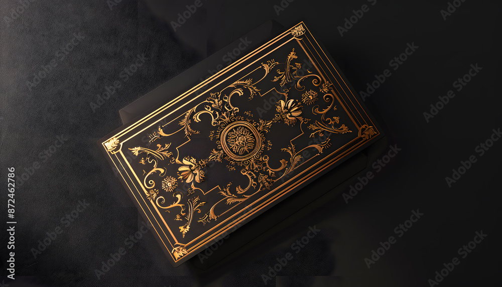 Fototapeta premium Card mockup