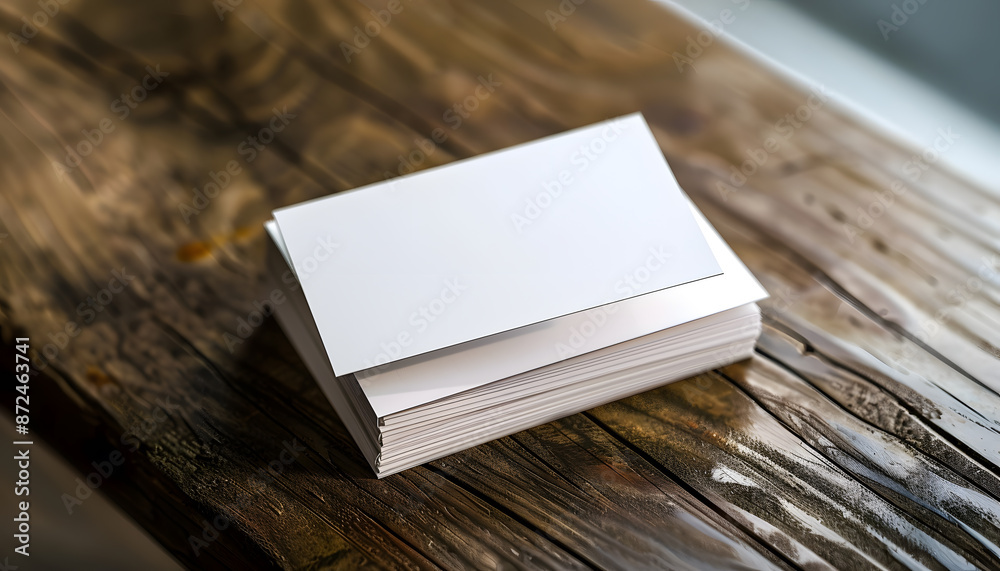 Fototapeta premium Card mockup