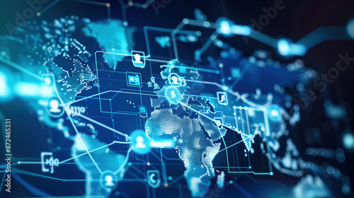 Digital Wallet and Global Currency Exchange: Conceptual Image for Economic Growth