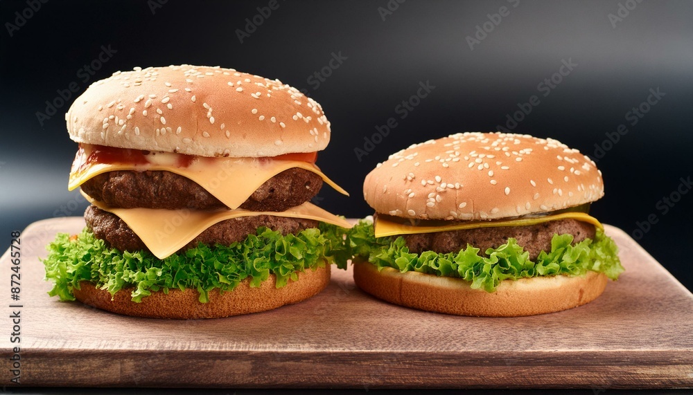 大きなハンバーガーと小さなハンバーガー3 大きなハンバーガーと小さなハンバーガー3