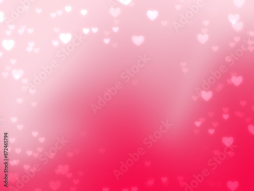 Red abstract blur gradient background with heat bokeh