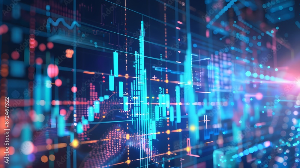 Explore the future of financial technology., clean background, Photo stock style, clean background, no copyrighted logo, no letters Explore the future of financial technology., clean background, Photo stock style, clean background, no copyrighted logo, no letters