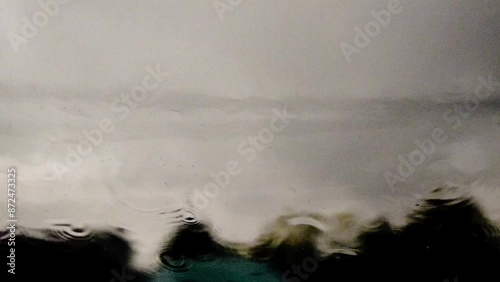 Rain in the sky