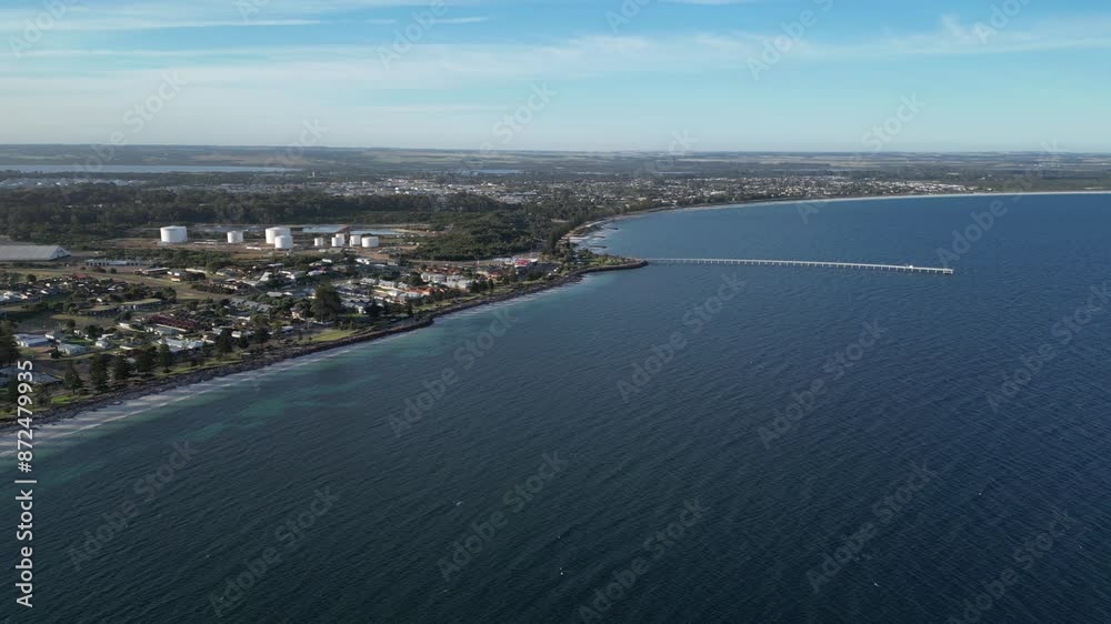 4K60 Beautiful Beach in Drone View. Australian Beach 4K60 Beautiful Beach in Drone View. Australian Beach