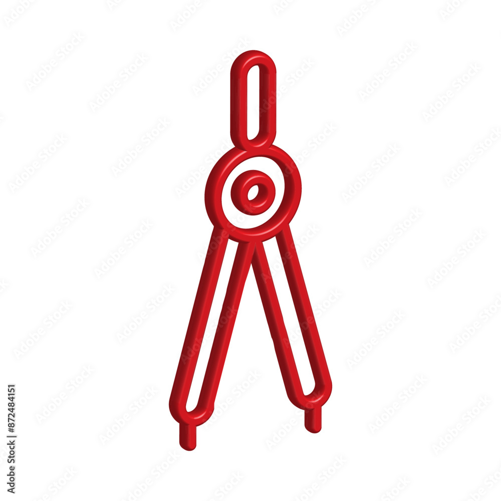 Illustration Vector graphic of drawing compass icon Illustration Vector graphic of drawing compass icon