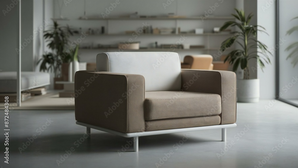 Fototapeta premium modern living room with sofa