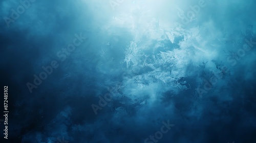 Wallpaper Mural Abstract background with a gradient from light blue to dark blue, featuring a large rectangular white space for text in the center, ample copy space, sharp focus and clear light, high clarity no Torontodigital.ca