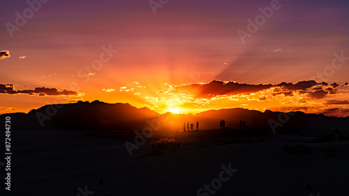 Summer Sunset at White Sand National Park