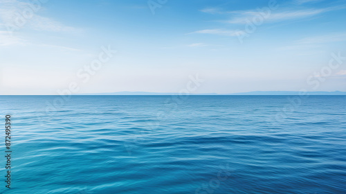 Wallpaper Mural Mesmerizing Blue Ocean Expanse: A Symbiosis of Sky, Water, and Light Torontodigital.ca