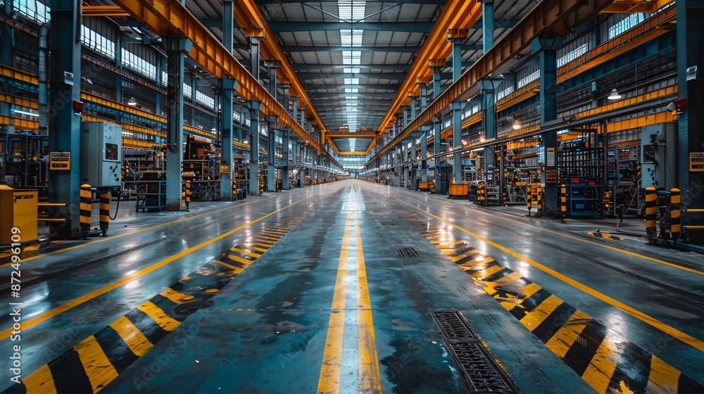 Modern Industrial Warehouse Interior