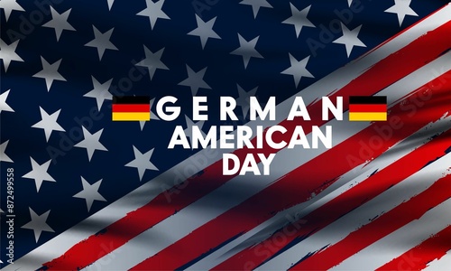 German American Day. In the United States on October 6, Suitable for. Social Media Posts, Posters, Banners etc