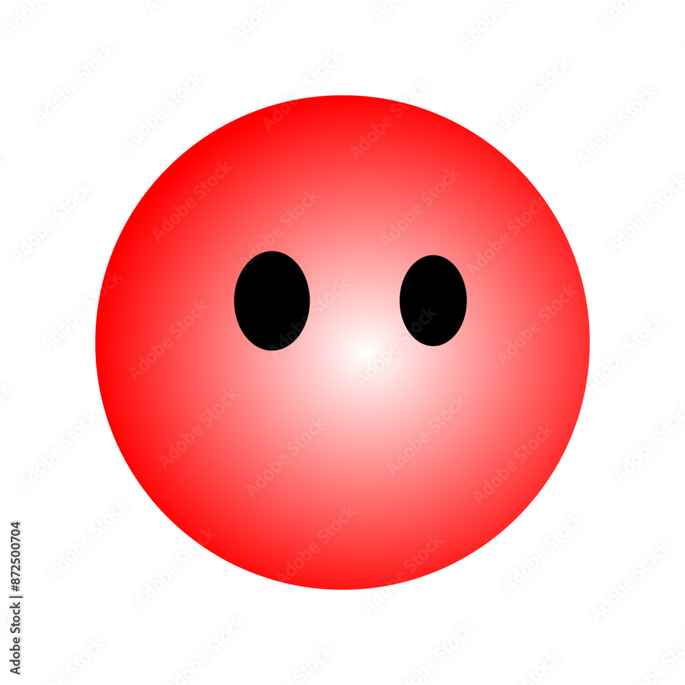 Fototapeta premium smiley face isolated on white