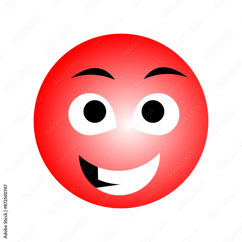 Fototapeta premium face isolated on white